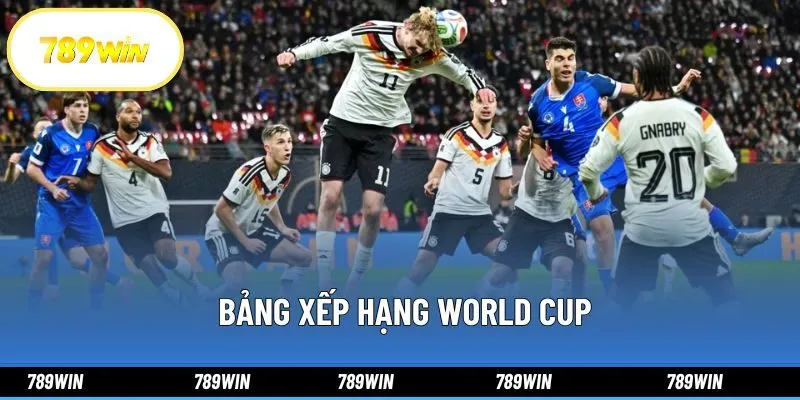 Bảng Xếp Hạng World Cup Cập Nhật Mới Nhất Tại 789win